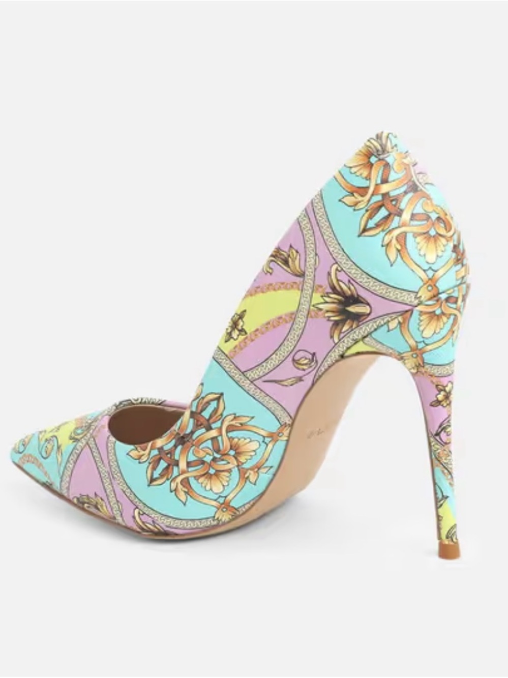 NWOT ALDO Stessy Multi Colored Stiletto Heels - Picture 4 of 10